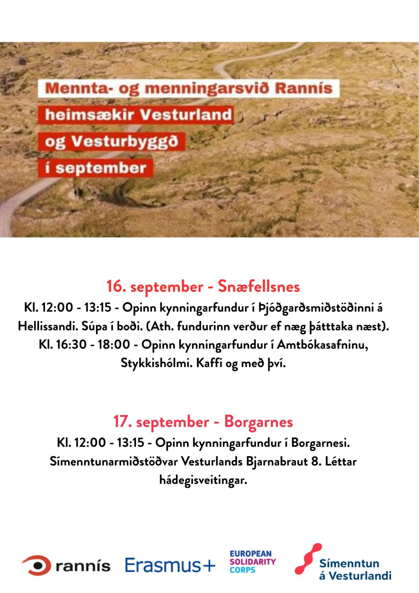 Rannís heimsækir Vesturland | Grundarfjörður